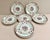 Ceramic Vintage Bavarian Porcelain Floral Decor Dessert Snack Plates from Seltmann Weiden, 1960s, Set of 6 For Sale - Image 7 of 7