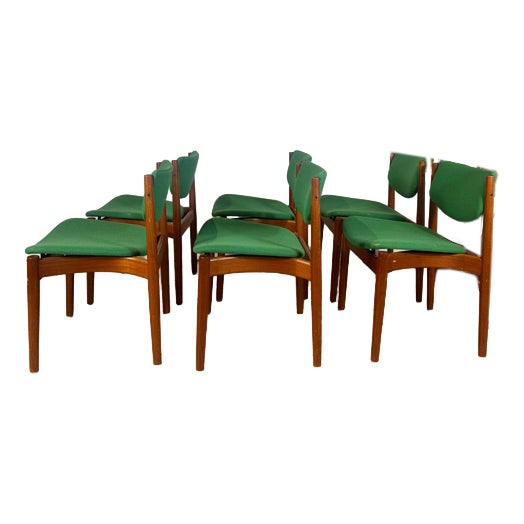 Vintage Teak Chairs by Finn Juhl, 1960s, Set of 6 For Sale
