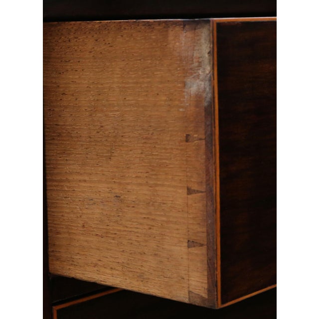 Antique Inlaid Mahogany Chest of Drawers from Mawer & Stephenson, 1800s For Sale - Image 9 of 12