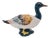 Vintage Hand-Painted Porcelain Duck Figurine, 1970s For Sale