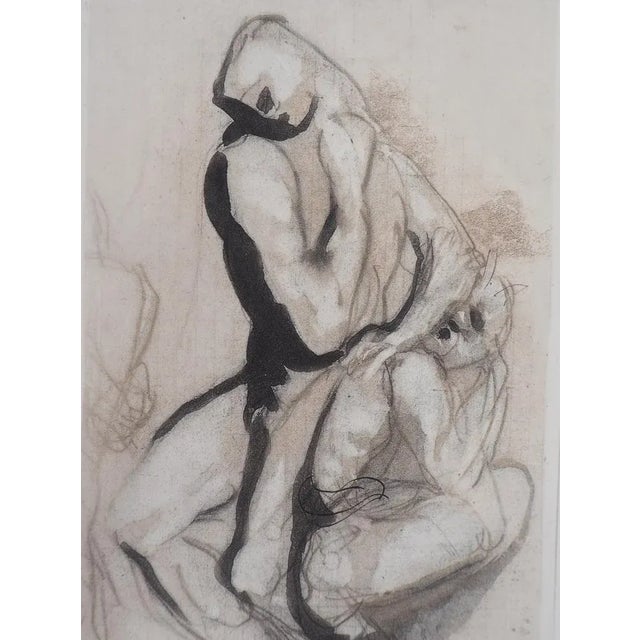 After Auguste Rodin, Group of Men, Engraving For Sale - Image 3 of 6