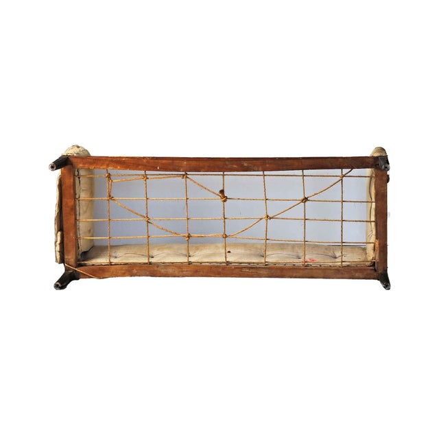 Wood Antique Federal Sofa Early 19th Century For Sale - Image 7 of 9