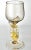 Vintage Mid 20th Century Hand Blown Venetian Dolphin Goblets- Set of 7 For Sale In Los Angeles - Image 6 of 12