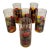 Vintage Curtea Sticlarului Hand Blown Painted Highball Glasses - Set of 6 For Sale