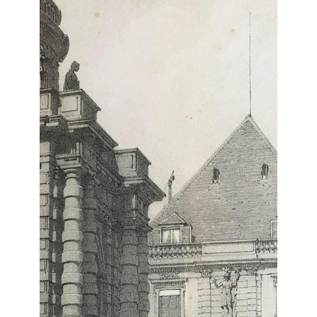 French Artist, Paris, Mid-19th Century, Black and White Print on Paper For Sale - Image 10 of 18