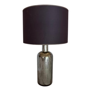19th Century Style Mercury Glass Vessel Table Lamp, Restoration Hardware For Sale
