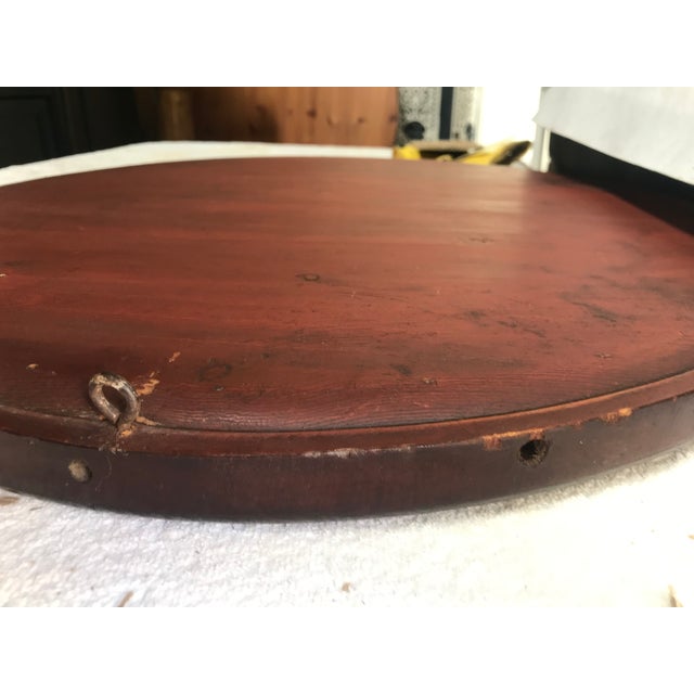 Oval Mirror in a Mahogany Frame For Sale - Image 16 of 18