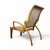 Bauhaus Set of Modernist Sculptural Cane Lounge Chair with Ottoman, 1940s For Sale - Image 3 of 15