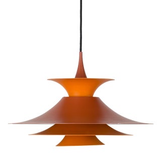 Vintage Aluminum Radius Pendant Lamp by Erik Balslev for Fog and Mørup, 1977 For Sale