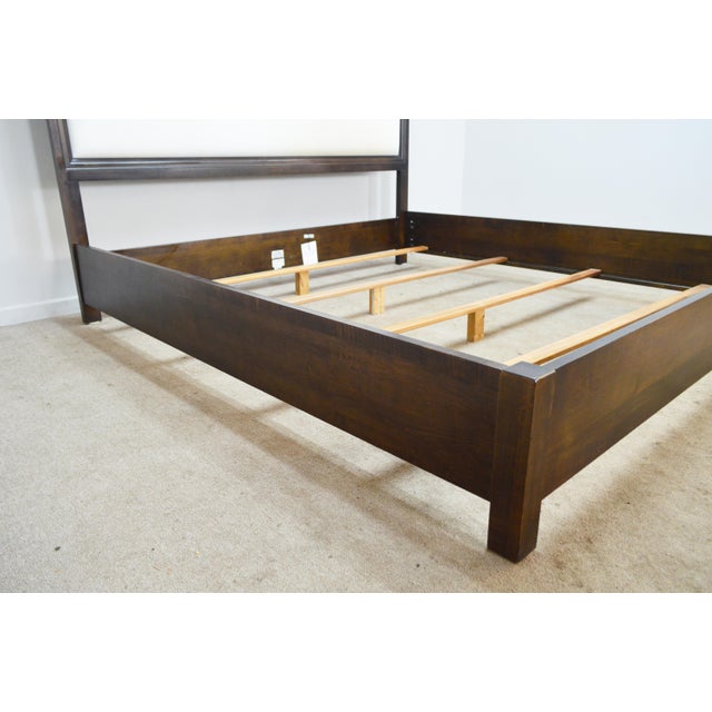 Wood Ethan Allen King Bed For Sale - Image 7 of 11