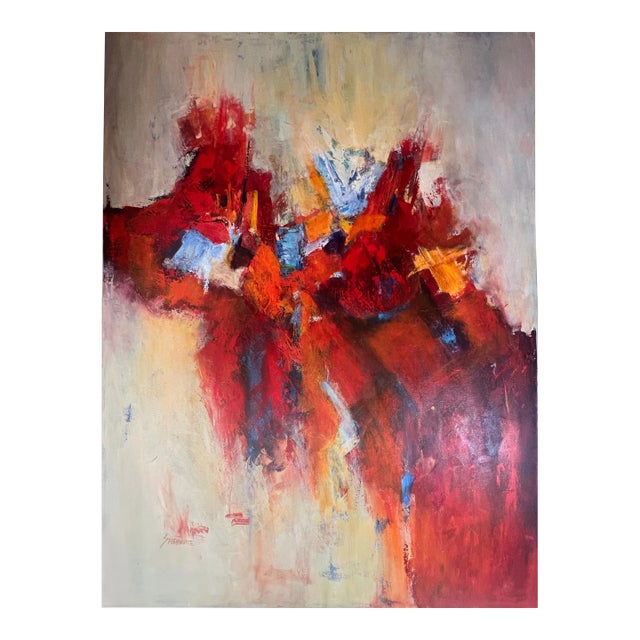 "Free Spirits" Abstract Expressionist Painting For Sale