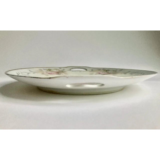 Circa 1910's Erdmann Schlegelmilch "Rose" Handled Serving Plate For Sale In New York - Image 6 of 14