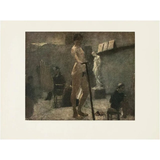 Paper 1940s After Henri Matisse "Study of Gustave Moreau's Studio", First Edition Period Lithograph For Sale - Image 7 of 8