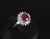 Late 20th Century Fine 2.36ct Gia Intense Red Ruby & 1.02ct Diamond Platinum Ring Size 6.25 For Sale In New York - Image 6 of 18