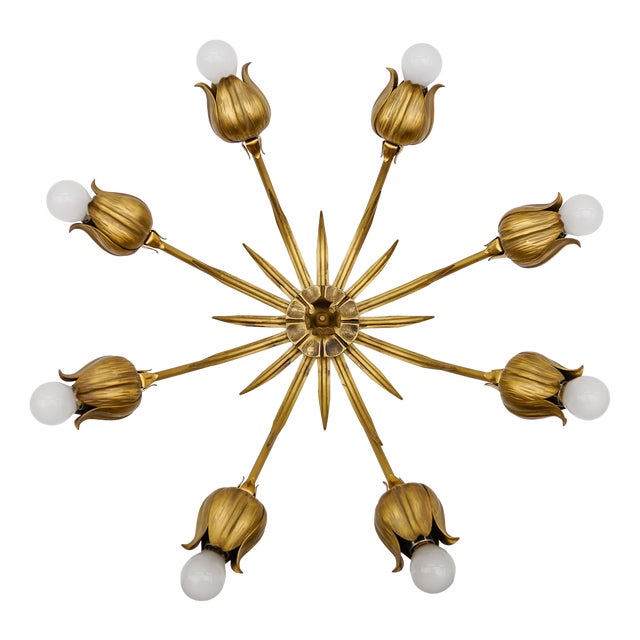 Vintage Bronze Flush Mount from Koch Söhne, 1960s For Sale