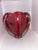 Beautiful Vintage Tokyo Glass Murano Style Art Glass Bowl / Centerpiece – Cranberry Pink Controlled Bubble Glass, 8 LBS For Sale In Los Angeles - Image 6 of 8