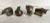 Mid-Century Modern Vintage Dansk Silver Animal Paperweight Decor Set of 4 For Sale - Image 3 of 8