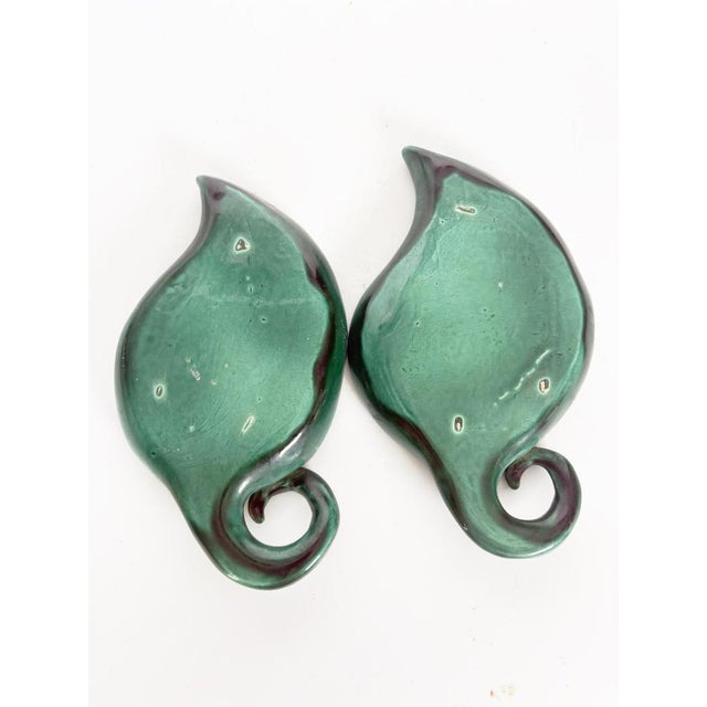 Ceramic Ceramic Relish Dishes, France, 1960s, Set of 2 For Sale - Image 7 of 12