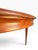 Vintage Mid-Century Modern Refinished Oval Extension Dining Table With Two Leaves For Sale - Image 9 of 10