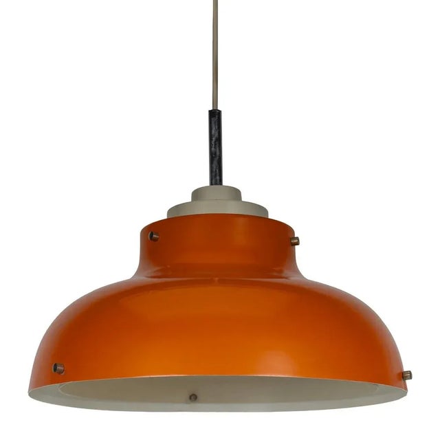 Orange Scandinavian Pendant Lamp 43cm x 43cm x 24cm Up to 250V (Europe/UK Standard).The wiring of this item may be...