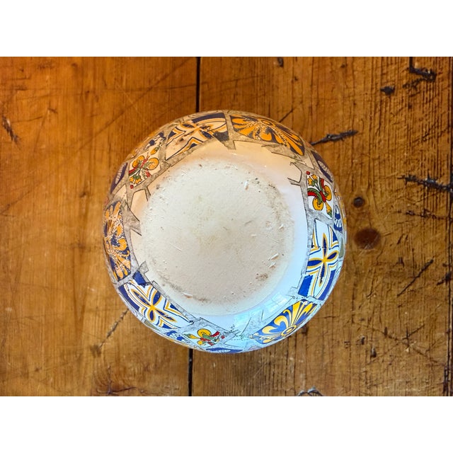 Antoni Gaudí Style Mosaic Globe Vase Crate & Barrel For Sale In Portland, OR - Image 6 of 7