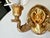Pair French Empire Style Brass Swan Wall Sconces For Sale - Image 10 of 15