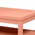 Custom Modern Raffia Coffee Table. The paint name is "Montecillo Peach." This is a modern rectangular coffee table,...