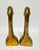 Pair of Large Mid-Century Brass Duck Head Bookends, Sarried Style, circa 1950 A striking pair of mid-century solid brass...