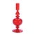 2020s Ribbed Glass Taper Candle Holder (Set of 3) For Sale - Image 5 of 6