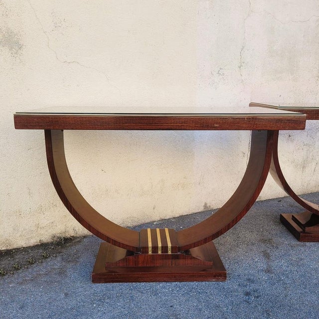 Art Deco Display Consoles, Set of 2 For Sale - Image 3 of 13