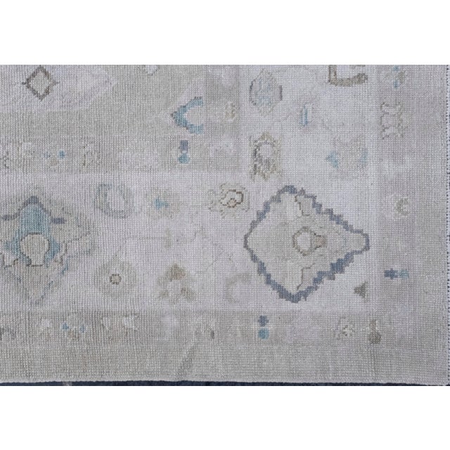 Turkish Oushak Rug 10'5" x 14'4" For Sale - Image 4 of 8