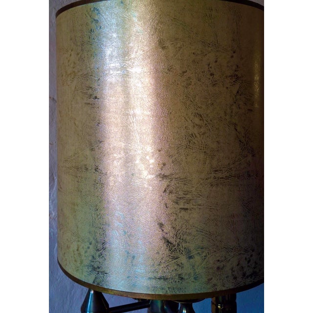 Mid-Century Modern Brutalist Brass Four-Light Floor Lamp, 1960s For Sale - Image 12 of 18