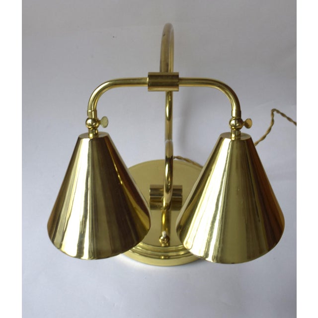Large Gilded Table Lamp by Alberto Bianchi, 1980s For Sale - Image 6 of 11