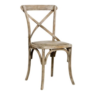 Somer Parisienne Cafe Side Chair in Gray For Sale