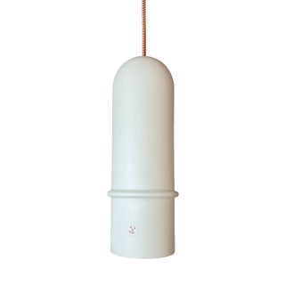 Hanging Lamp in White Opal Glass by Peill & Putzler For Sale