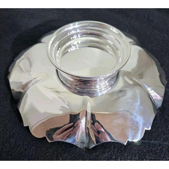 1930s Viners Sterling Silver Cake Stand, Sheffield, 1936 For Sale - Image 5 of 18