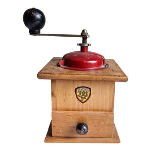 Vintage Coff Wooden Manual Coffee Grinder 1960's Made in Italy