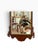Brown Antique Regency Style Burl Walnut & Giltwood Eagle Mirror For Sale - Image 8 of 8