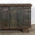 Antique Indian Painted Pitara Chest Buffet, with old green/black paint finish to the front and sides, iron strapping...