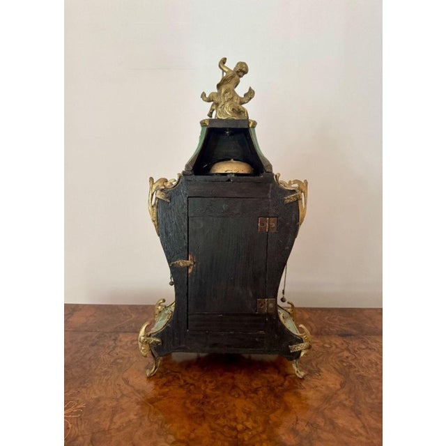 Mid 19th Century Antique French Ormolu Mantle Clock, 1860 For Sale - Image 5 of 10