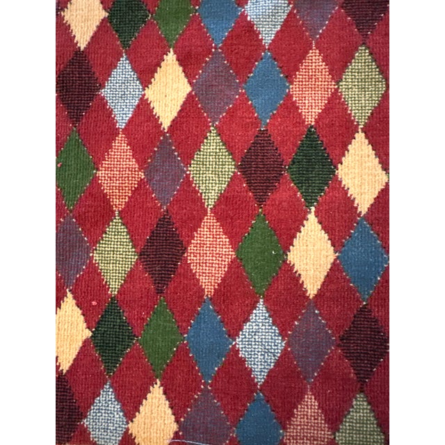 Modern Silk (I Think) Mid Century Fabric For Sale - Image 3 of 5