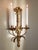 1940s Vintage Pair of Friedman Brothers New York Louis XVI Style Gilt Gesso Wall Sconces For Sale - Image 5 of 18