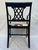 Mid 20th Century Pyne Hollyhock Chintz Black Neoclassical Armchair For Sale - Image 5 of 16