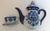 1980s Tea Pot & Cup Wall Decor White Blue by Bombay Floral Decorative 1980s VTG For Sale - Image 5 of 8