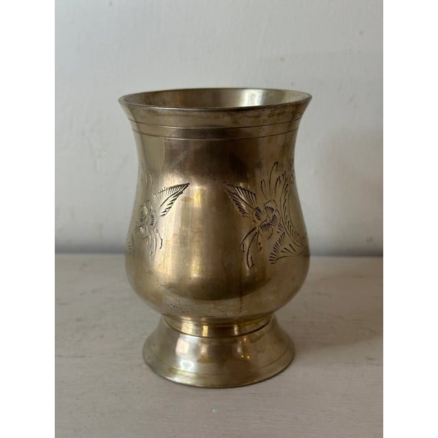 Early 20th Century Vintage English Silverplate Tankard Vessel For Sale - Image 5 of 7