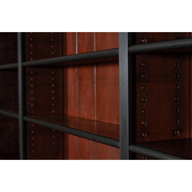 English Ebonised Mahogany Library Bookcase, 1890 For Sale - Image 13 of 18