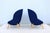 Danish Modern Simon Legald for Normann Copenhagen Blue Hyg Lounge Chairs, a Pair For Sale In New York - Image 6 of 12