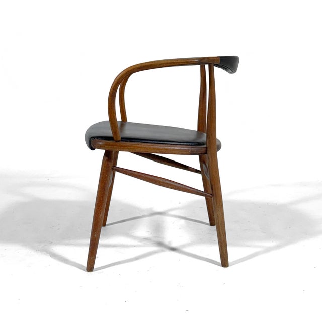 1960s Walnut Mid-Century Modern Armchair by Boling For Sale - Image 5 of 11