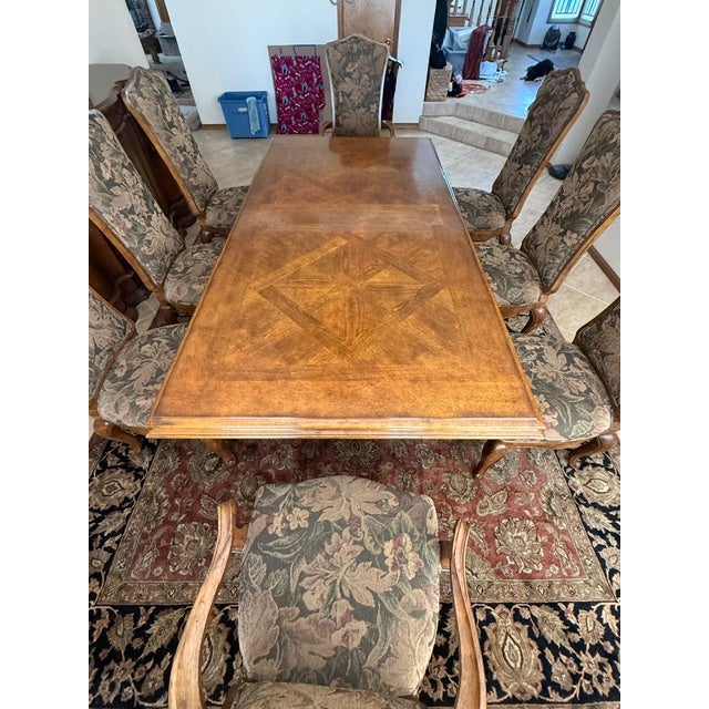 Italian Century Furniture 9-Piece "Casa Collection" Dining Set - Table & 8 Verona Chairs For Sale - Image 3 of 15