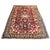 Persian Antique Persian Sarouk Wool 4X7 Red, Navy, Black & Orange Handmade Area Rug #9900220 For Sale - Image 3 of 7